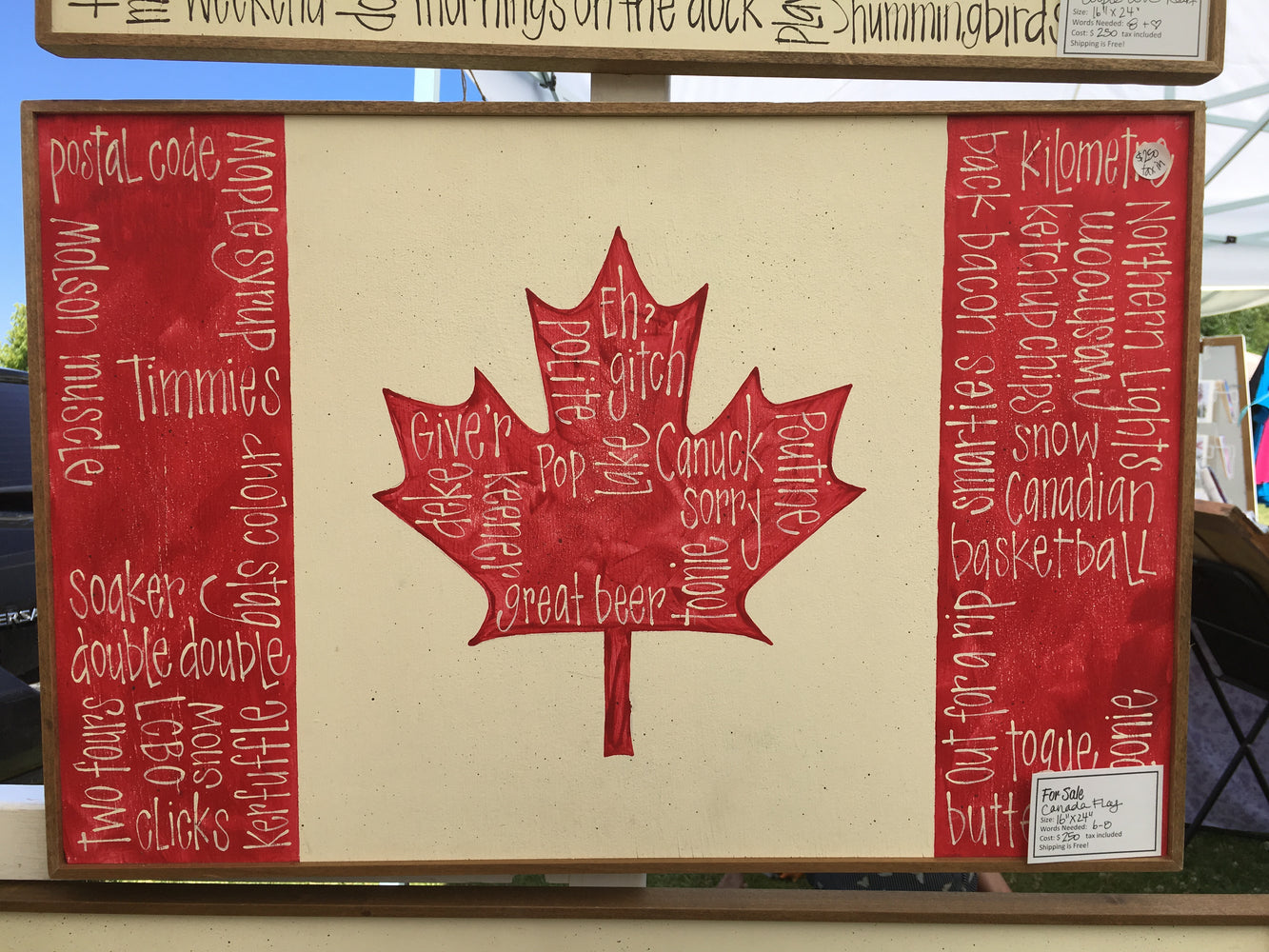 Canada Flag - Needs 8 Words