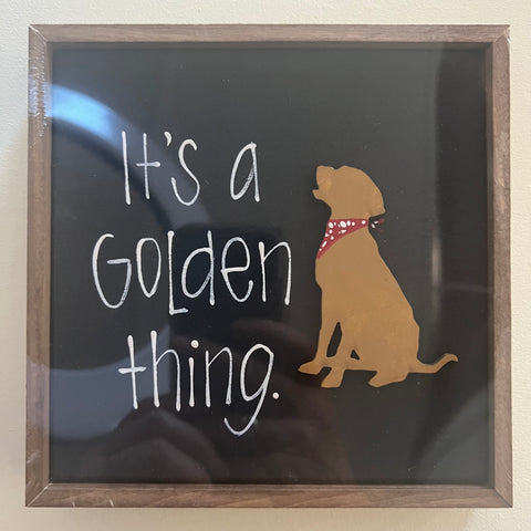 Loved Dog Lives Here 6x6