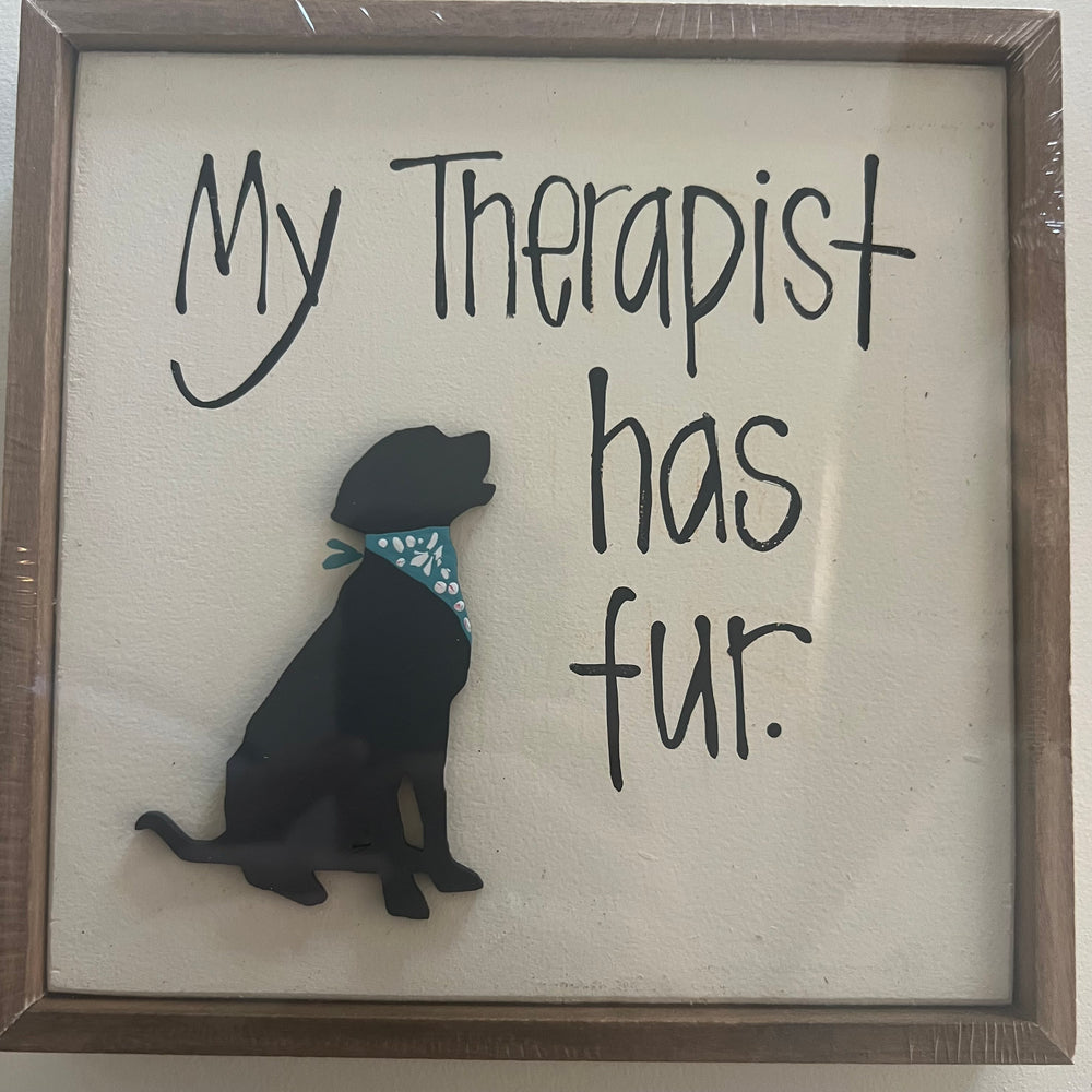 Loved Dog Lives Here 6x6