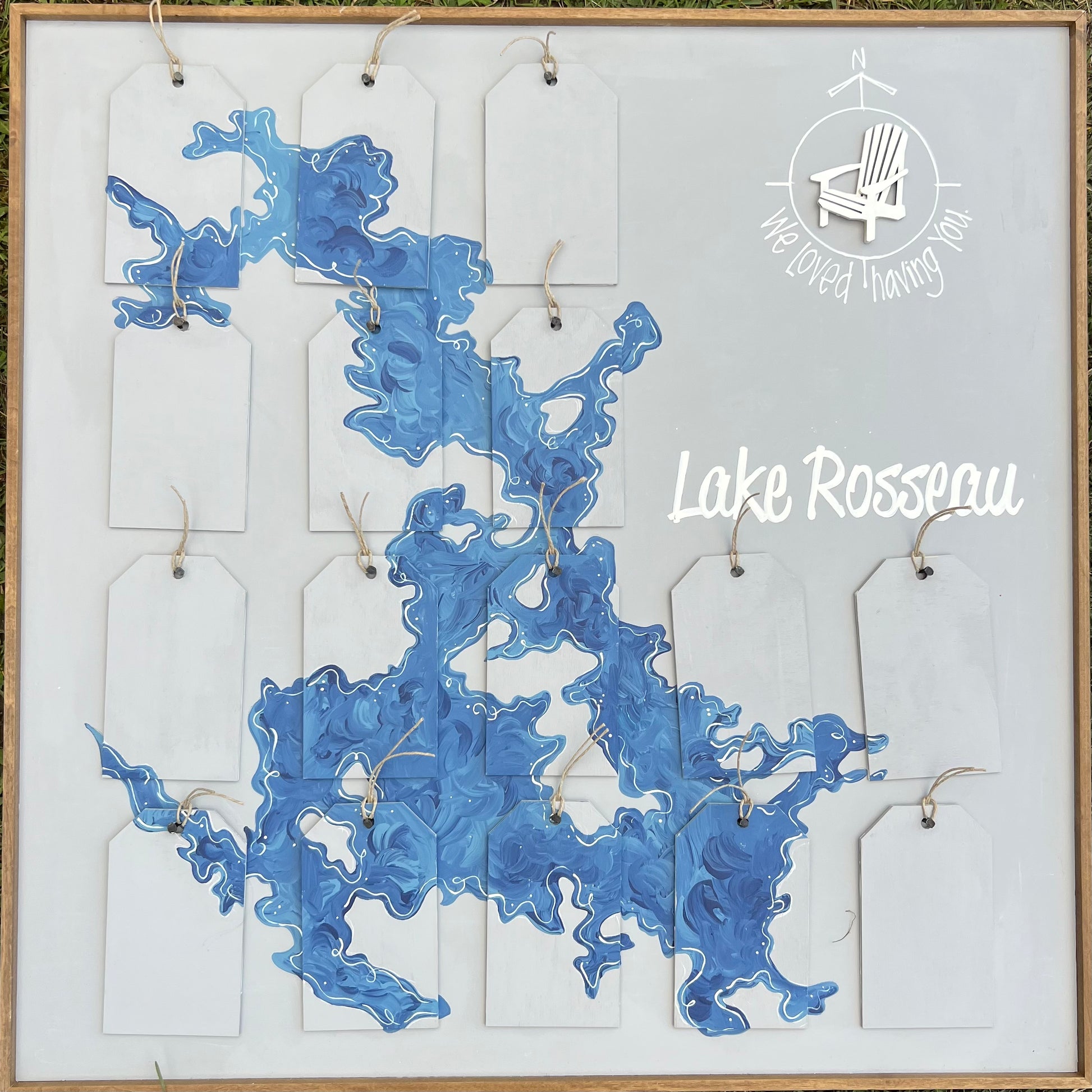 Lake Guest Book 24x24