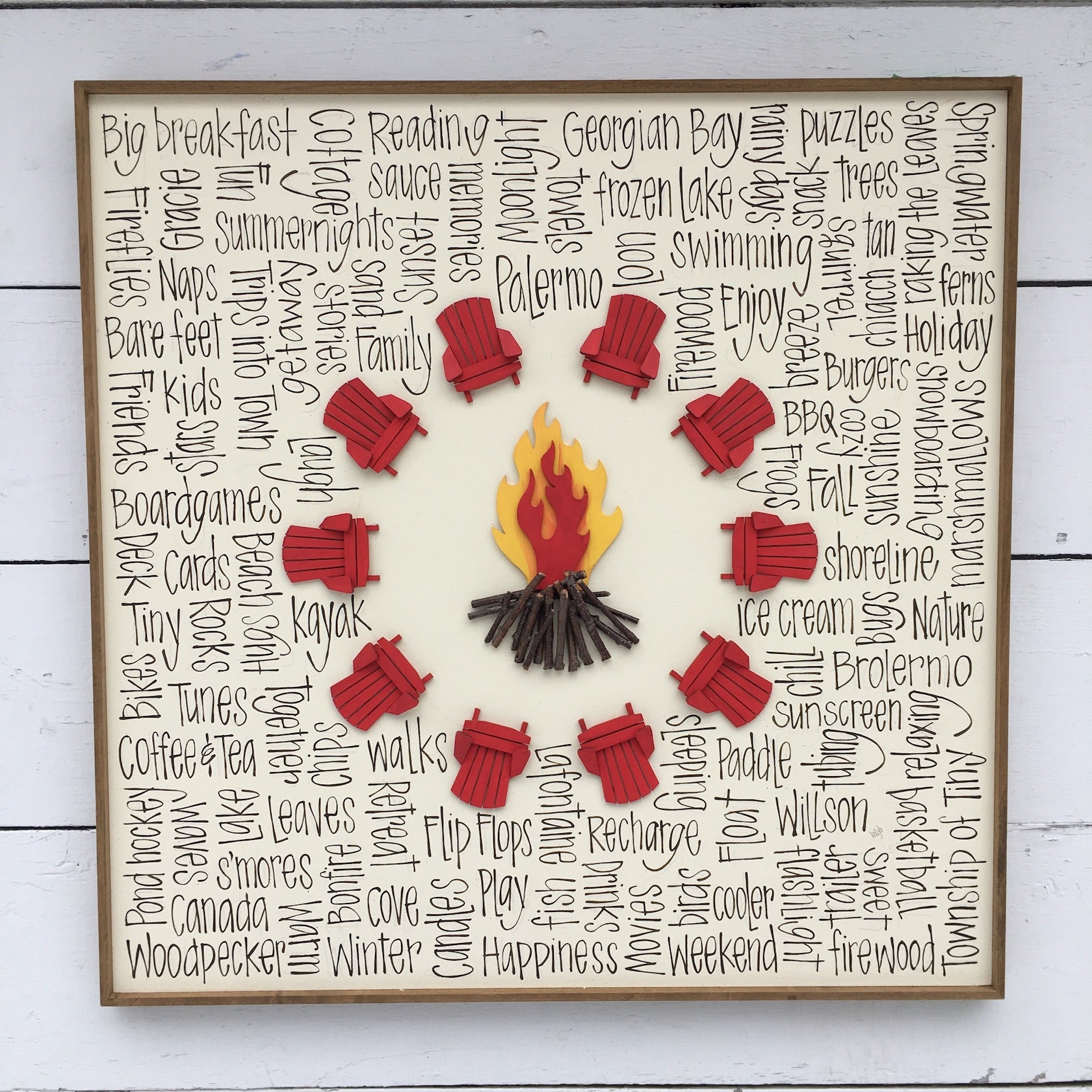 Big Circle Campfire 24x24