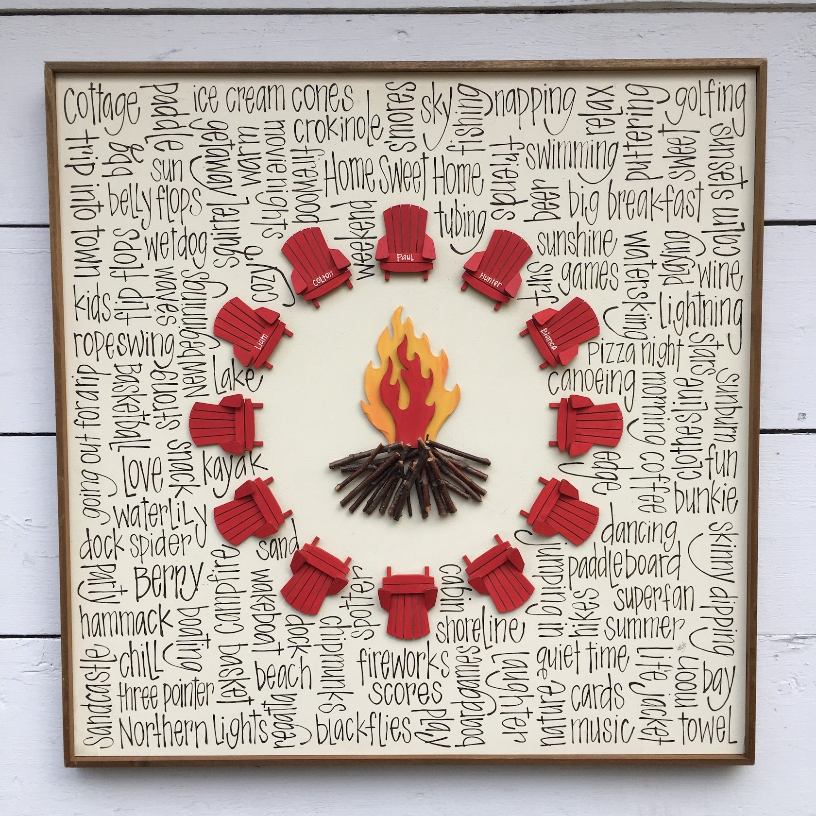 Big Circle Campfire 24x24