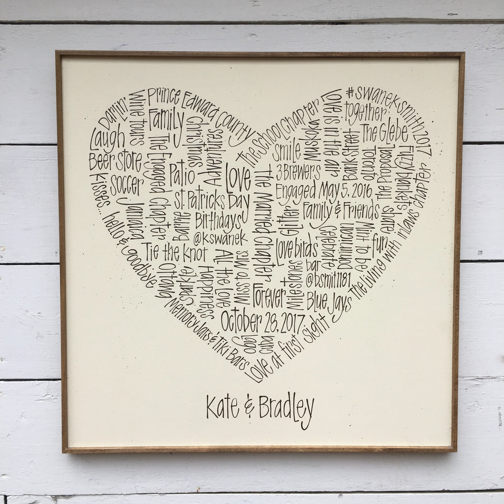 Couple's Heart 24x24