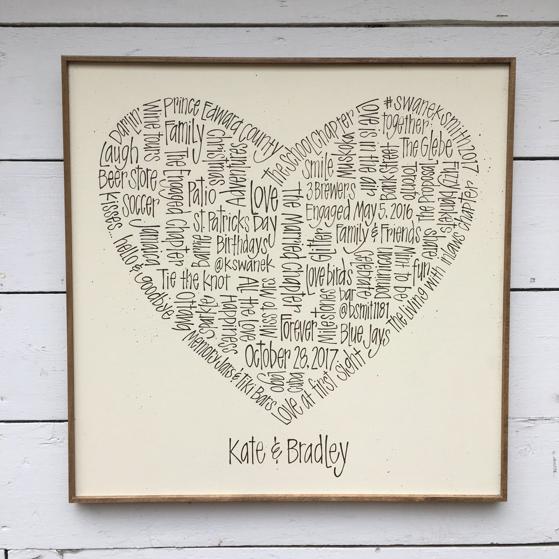 Couple's Heart 24x24