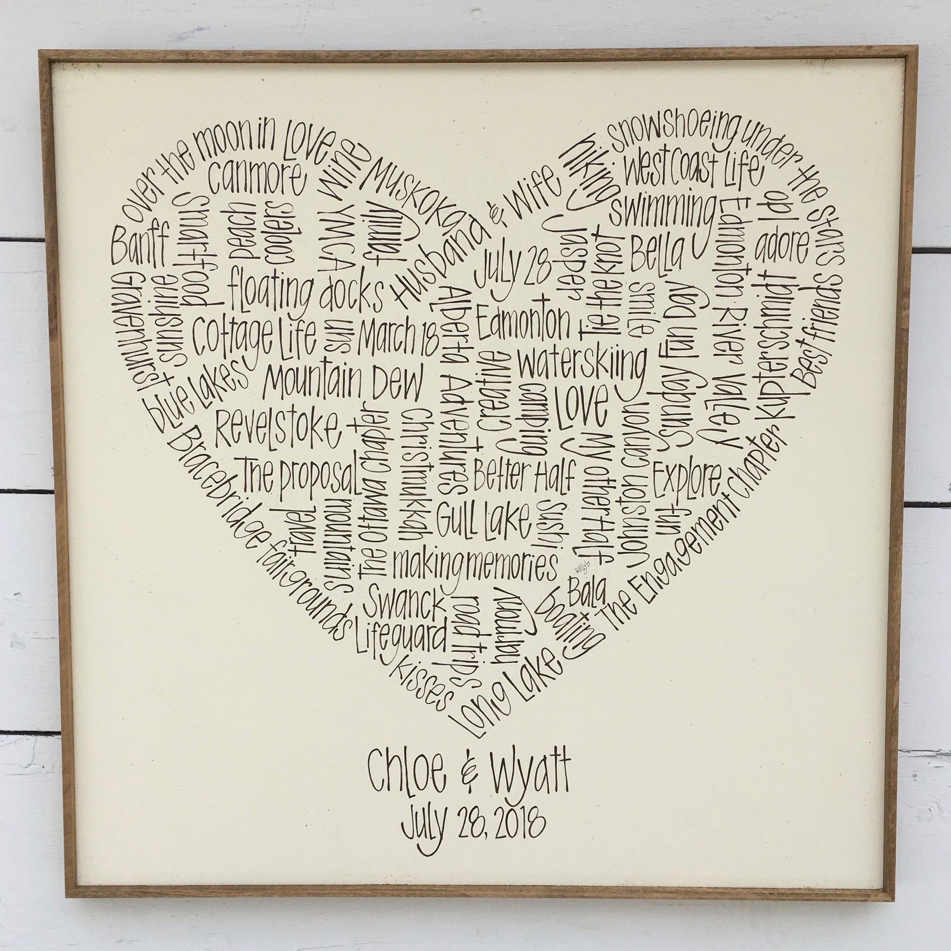 Couple's Heart 24x24