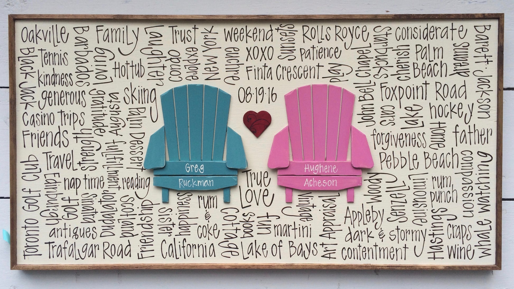 2 Chairs & More (heart/flag/campfire) 16"x30"