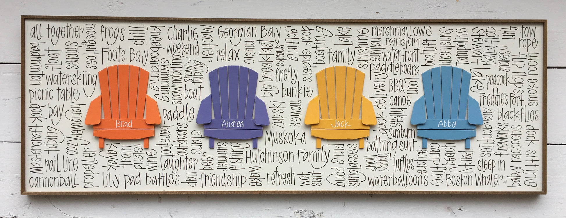 Muskoka Chair Row 16x48