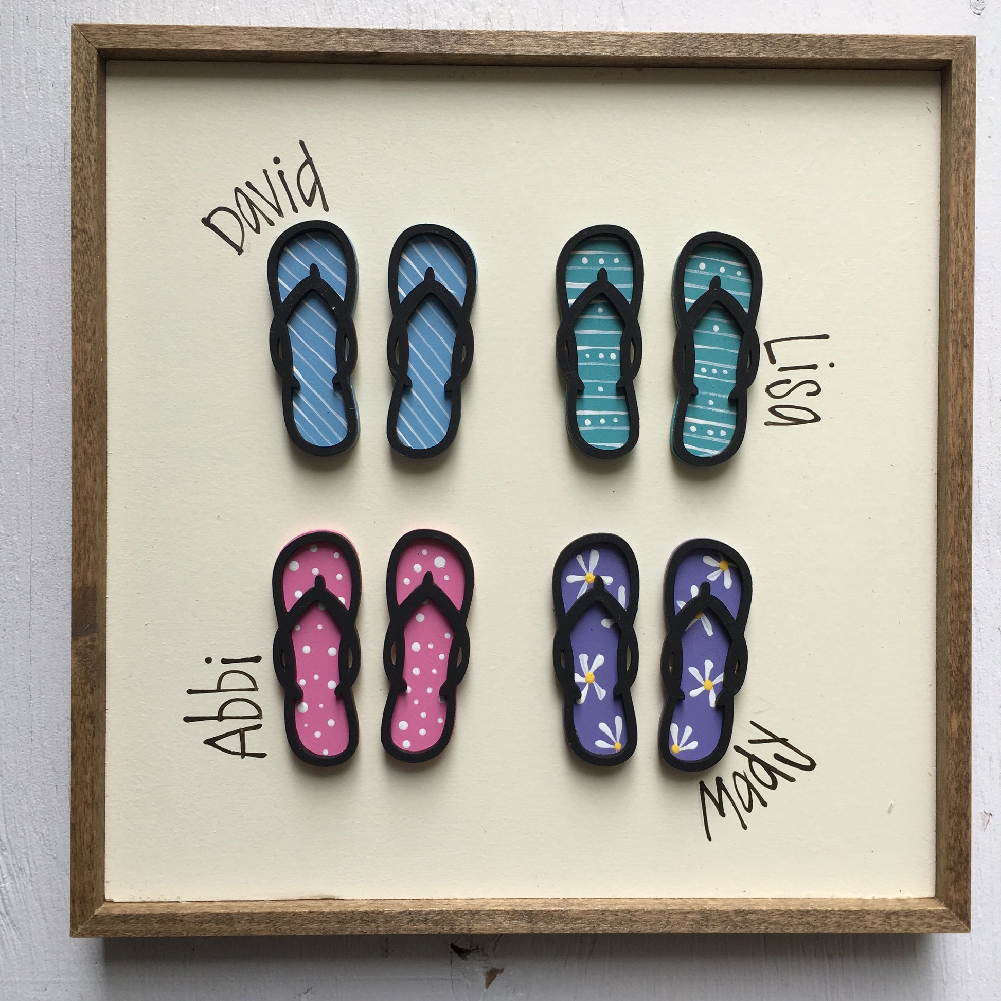 Flip Flop Sign 10x10