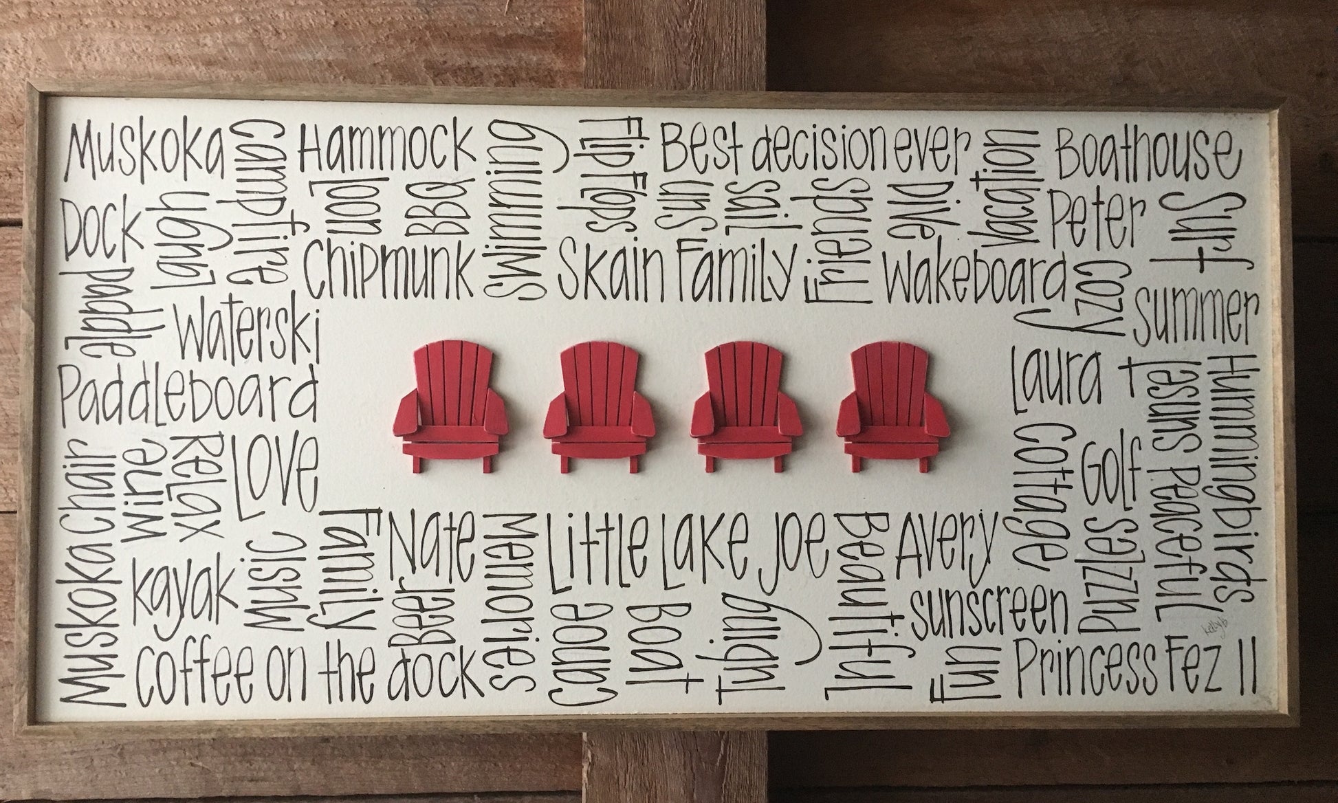 Sweet Muskoka Chair Row 12x24