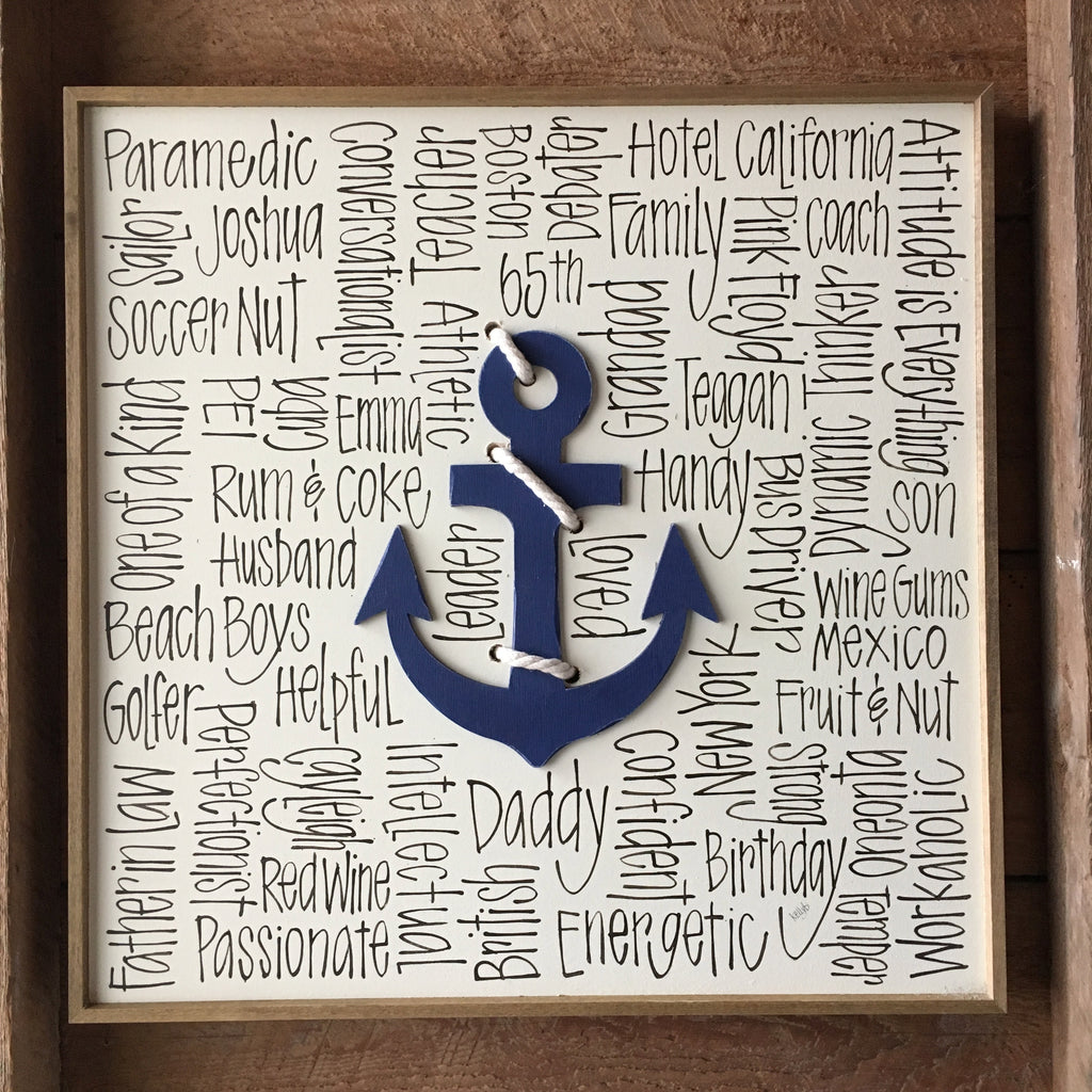 Anchors Away 16x16