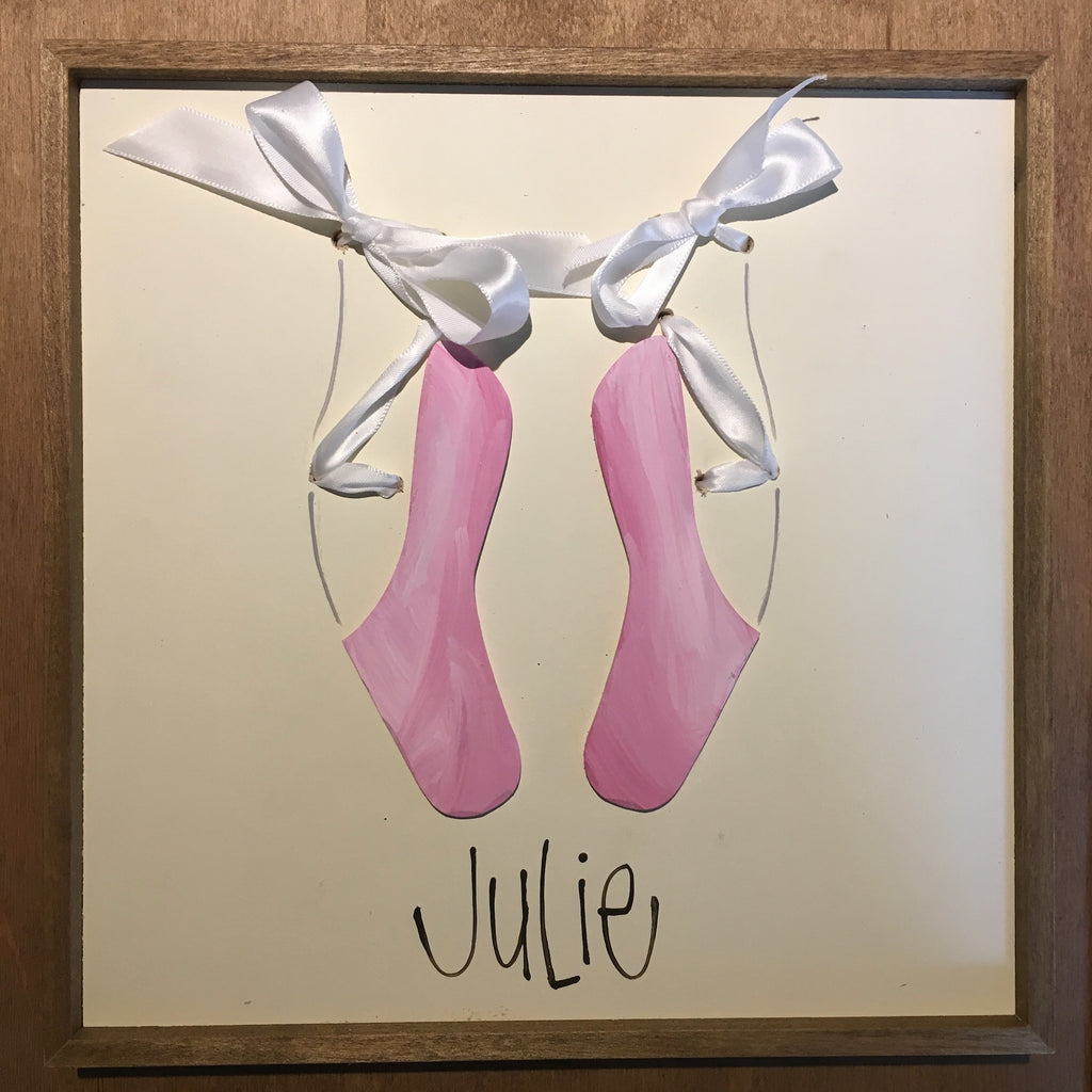 Gracefull Ballet Slippers 10x10