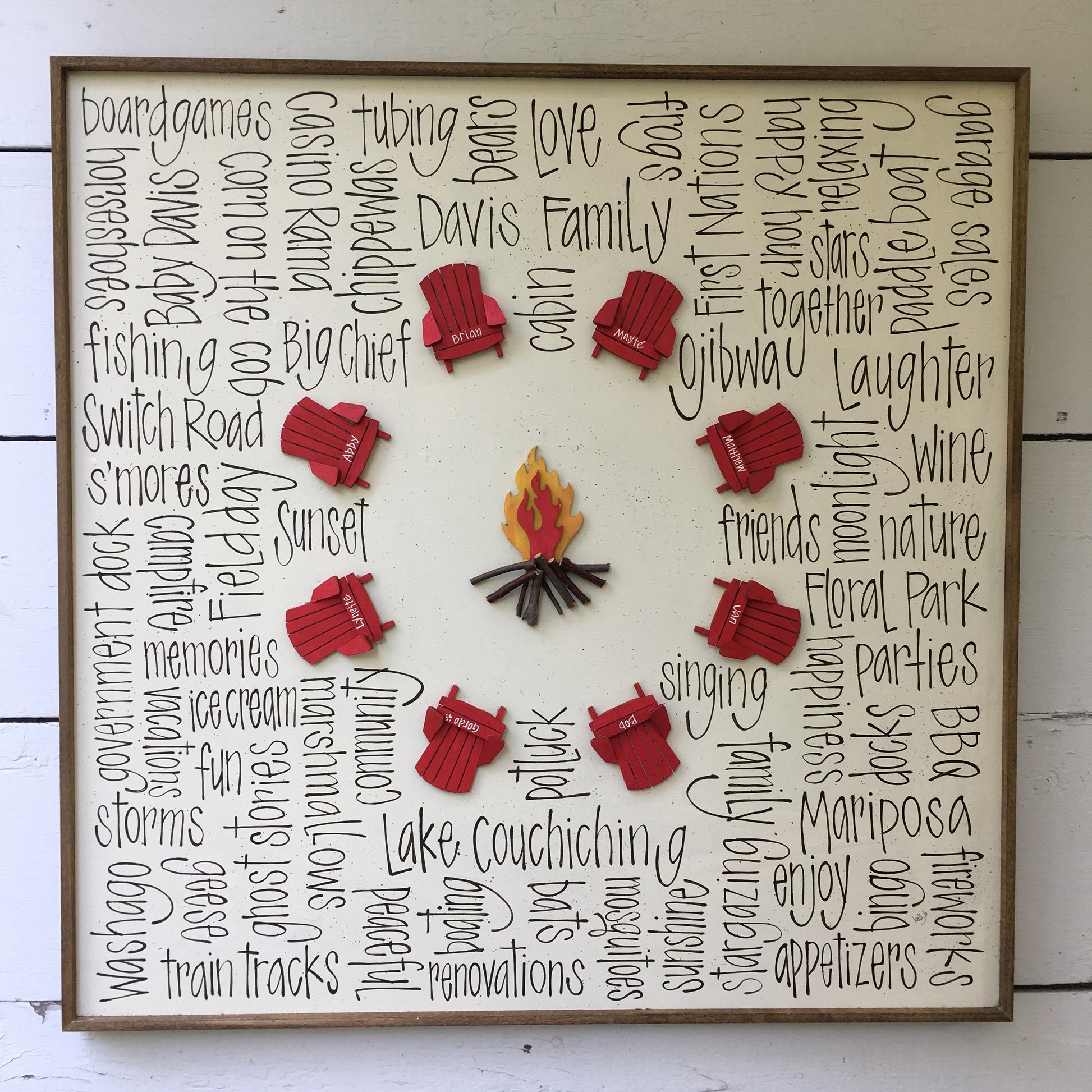 Big Circle Campfire 24x24