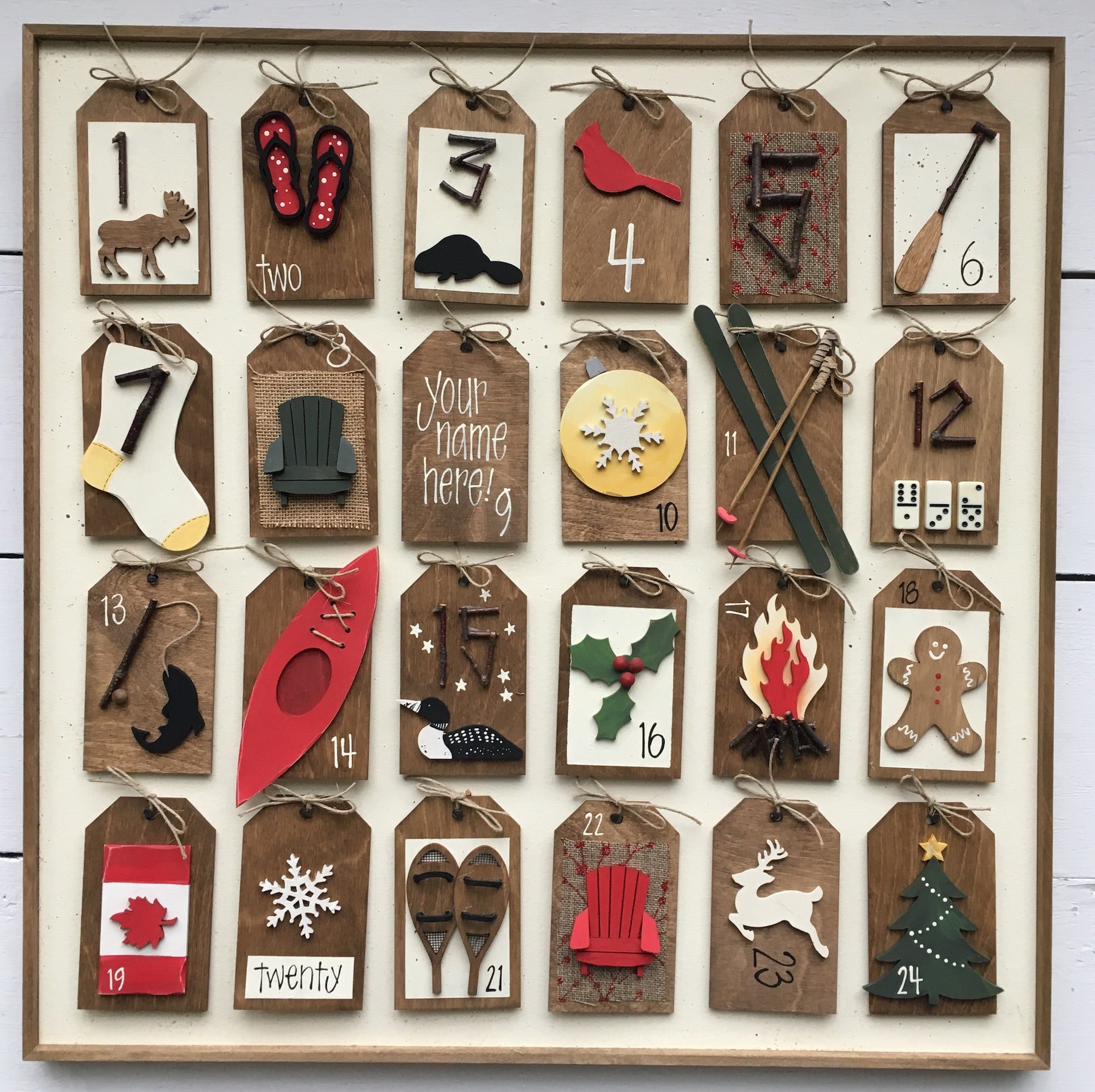Christmas Advent Calendar 24x24