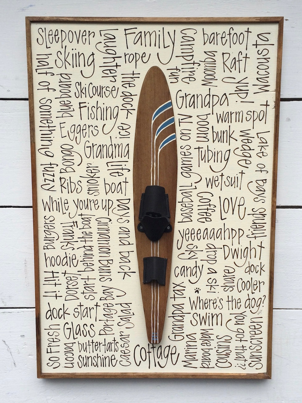 More Waterski Love. 12x24