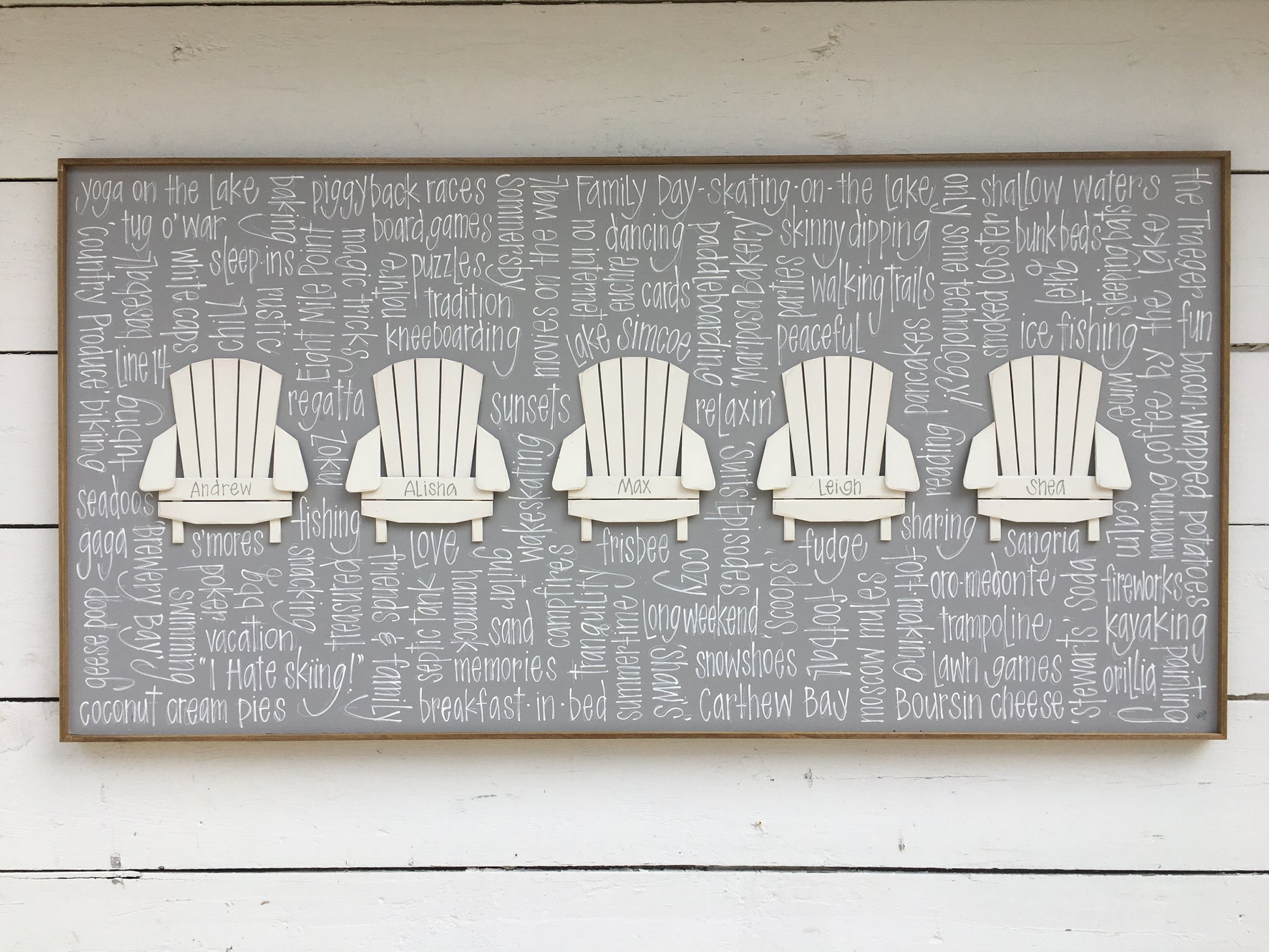 Mega Muskoka Chair Row 24x48