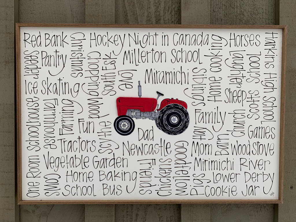 Sweet Tractor 16x16