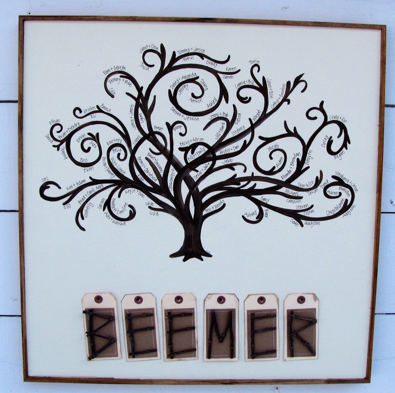 Big Guest Book Family Tree 24x24
