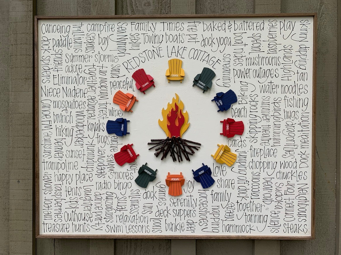 Huge Campfire Circle 24x30