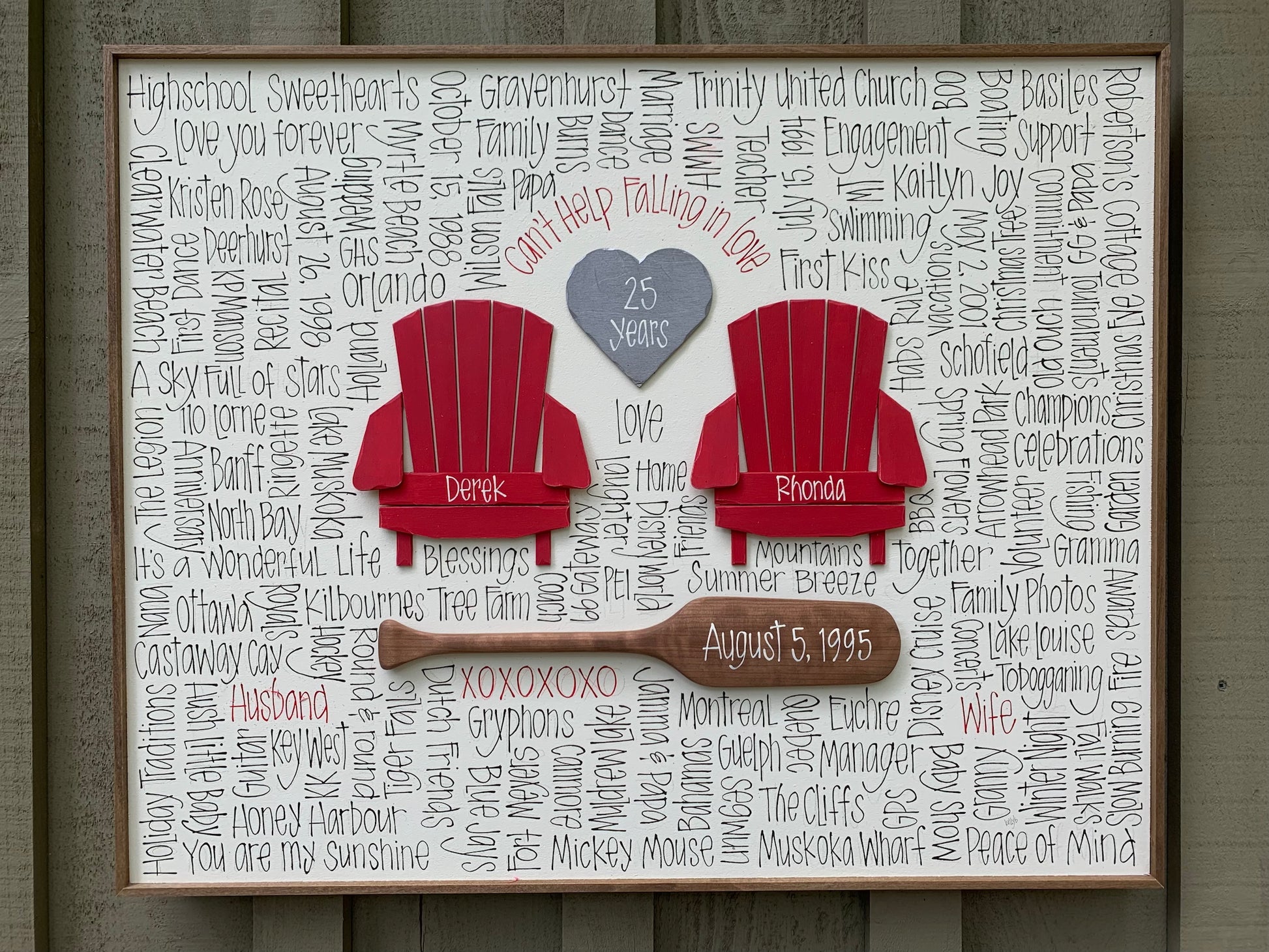 2 Chairs 1 Paddle 24x30