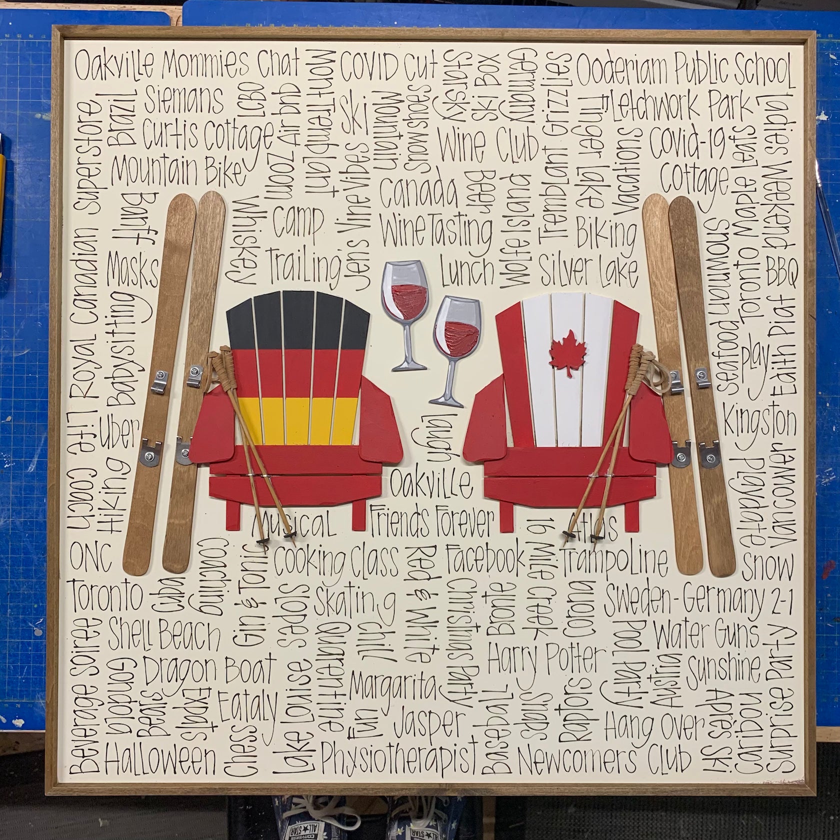 Sea to Ski - Flag Chairs 24x24