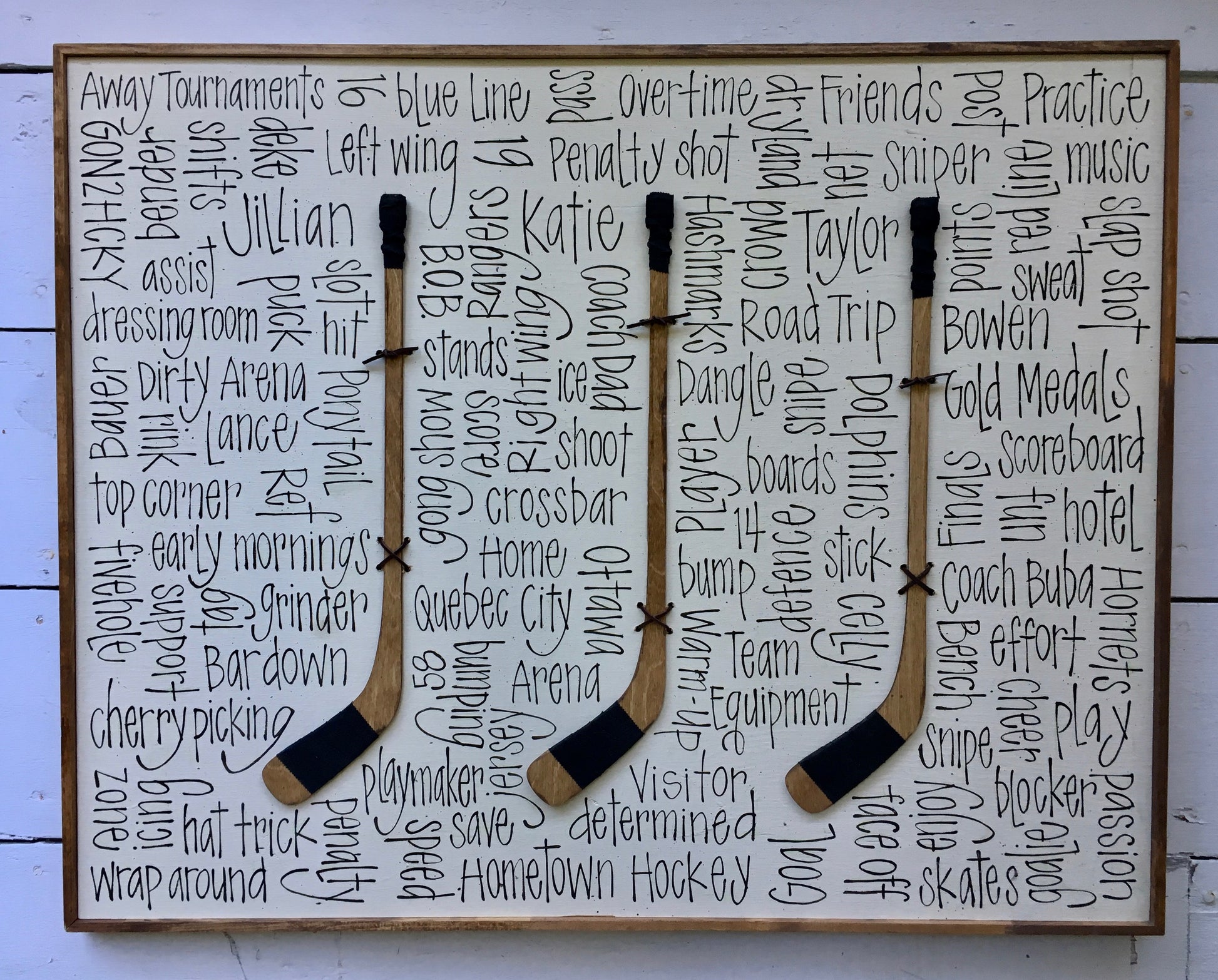 Hockey Stick Triple 24x30