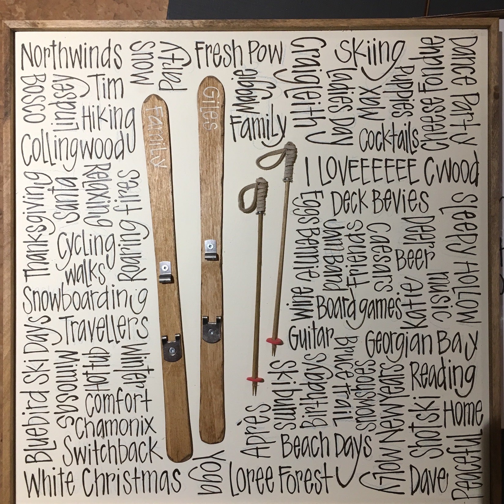 Sweet Ski Memory 16x16