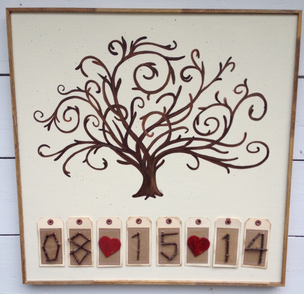 Big Guest Book Family Tree 24x24