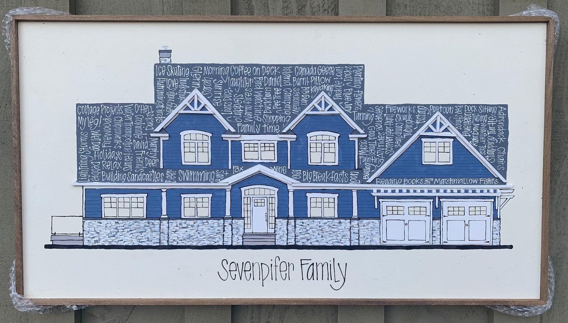 Cottage in Words 16x30