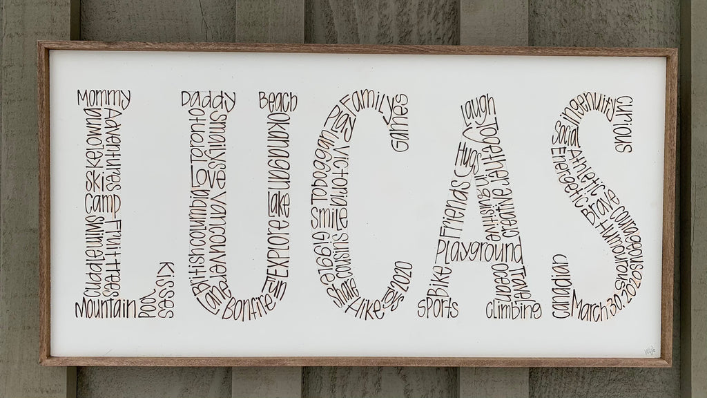Word Letters (4-5). 16x30