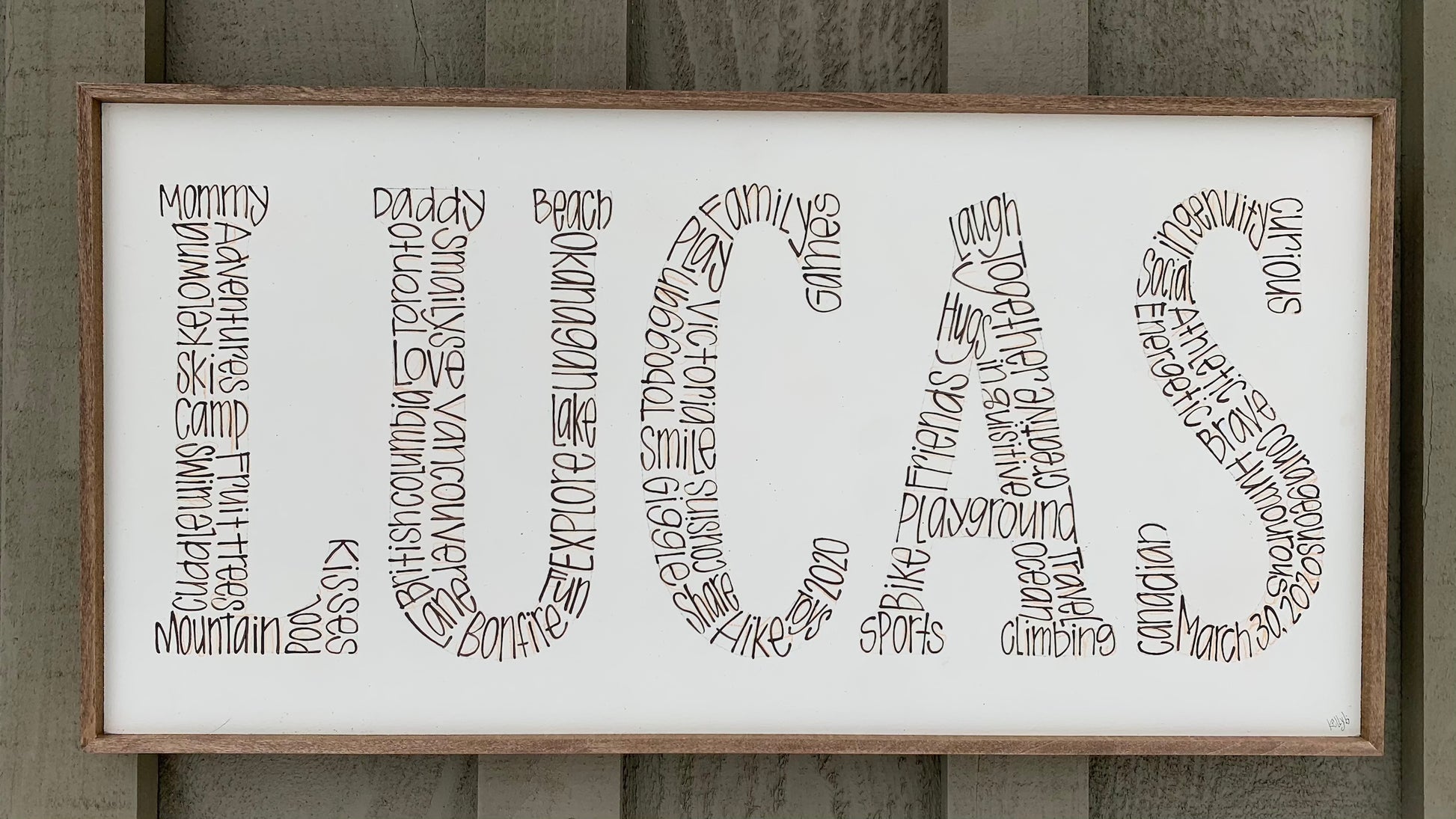 Word Letters (4-5). 16x30