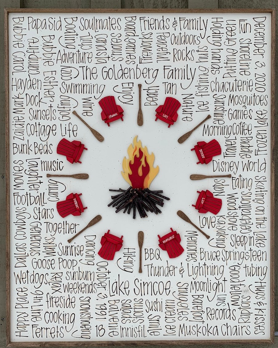 Huge Campfire Circle 24x30