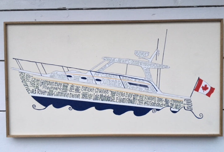 Boating your Way 16x24