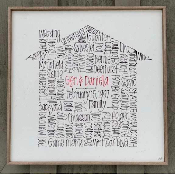 Home Sweet Home 16x16