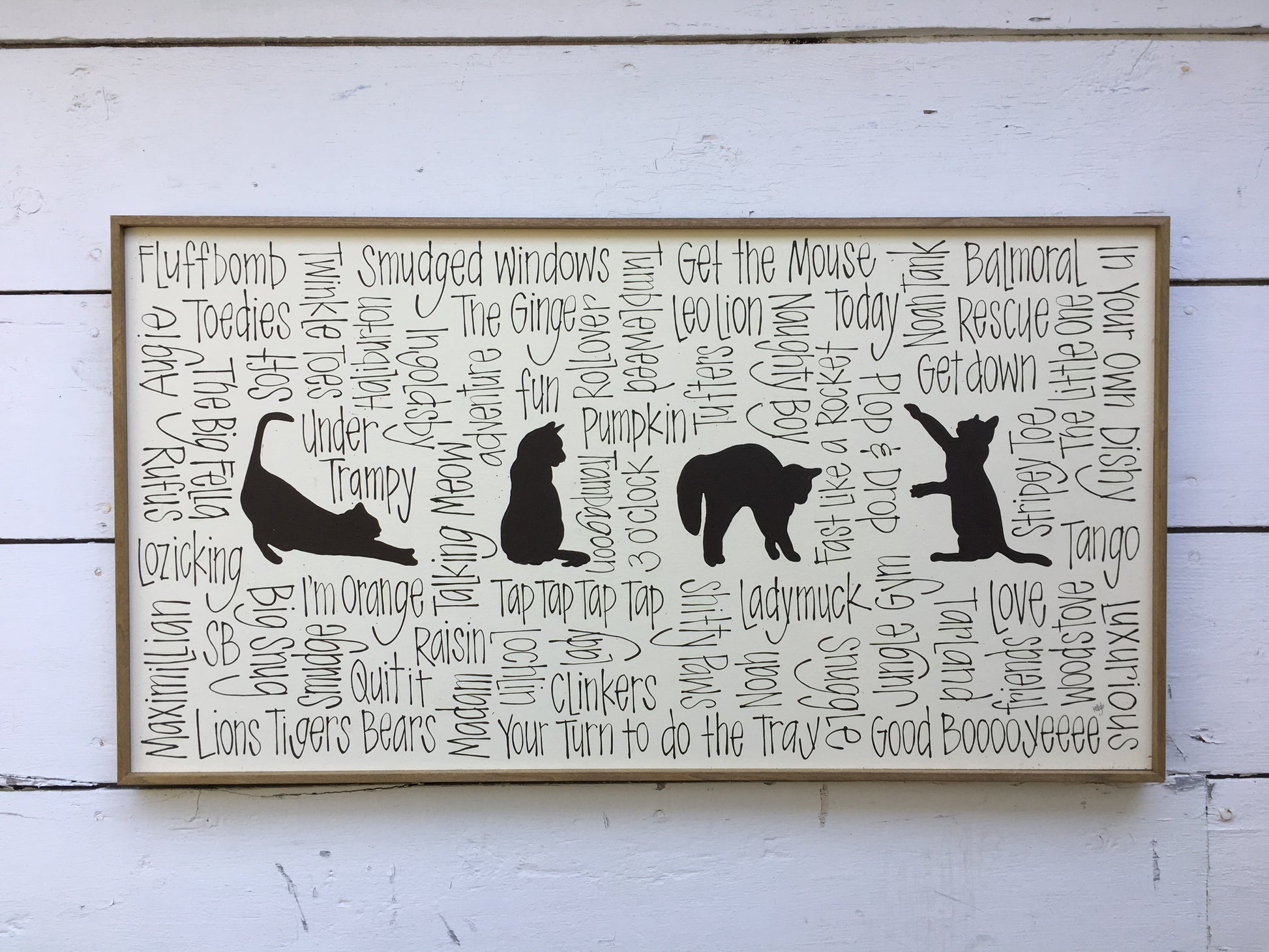 Much Cat Love 16x30