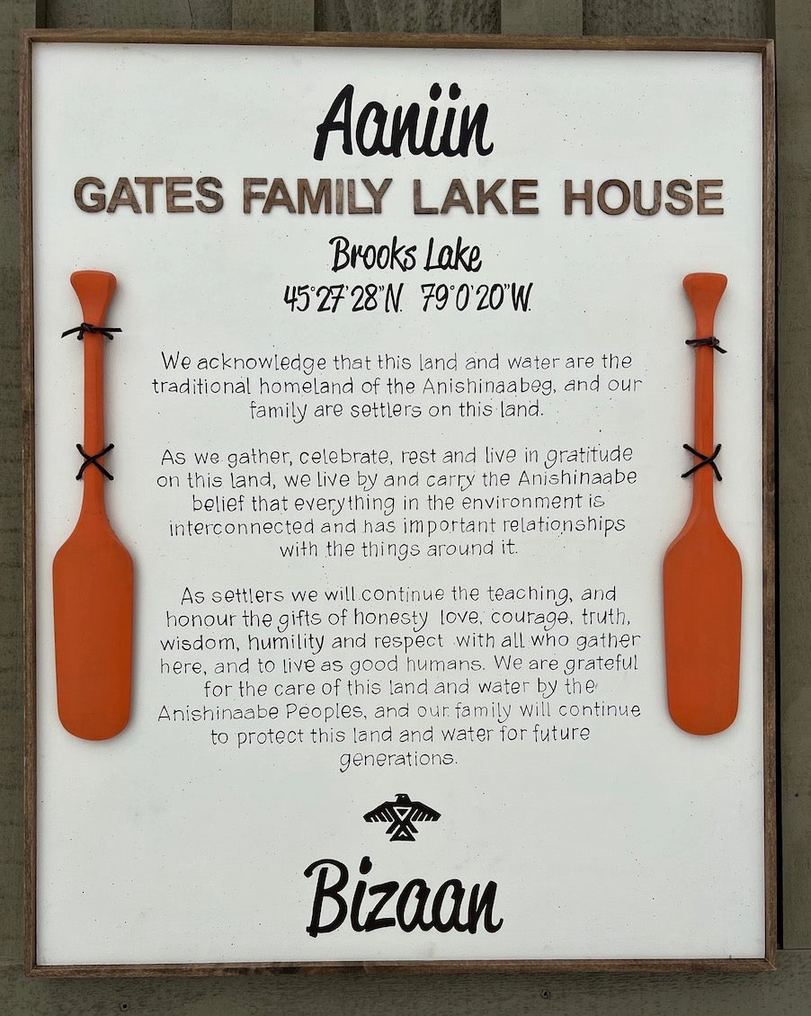 Cottage Rules/ Signage 24x30