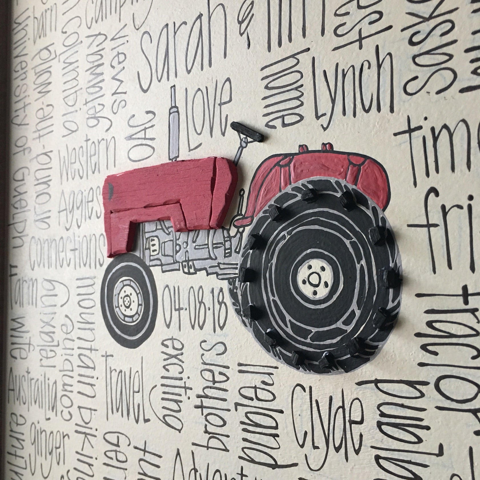 Sweet Tractor 16x16