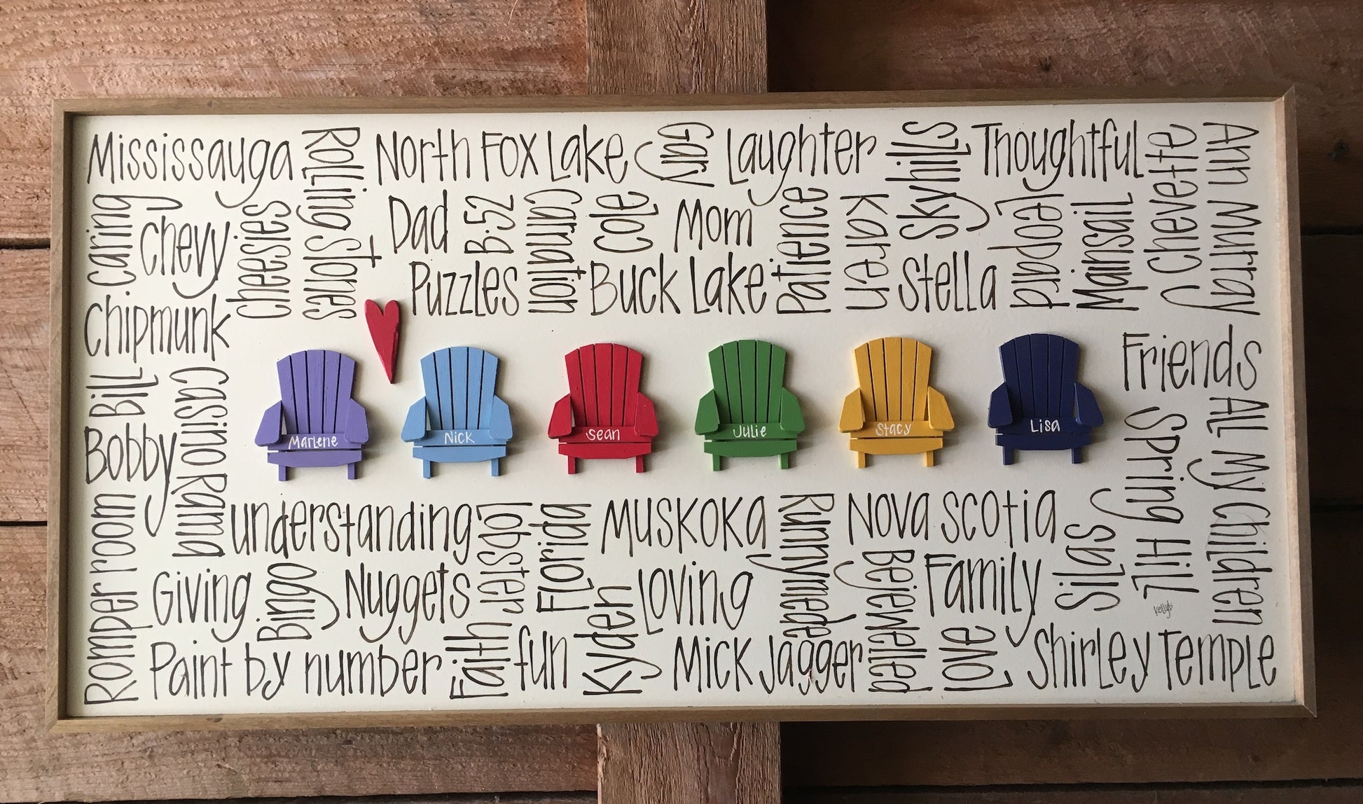 Sweet Muskoka Chair Row 12x24