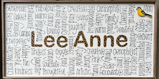 Your Name - Your Way 12x24