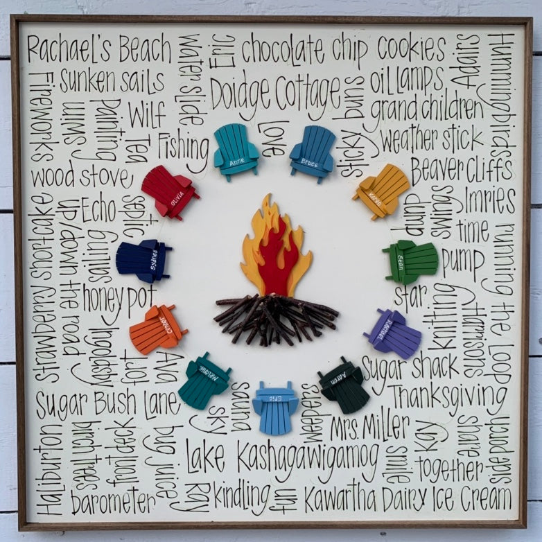 Big Circle Campfire 24x24