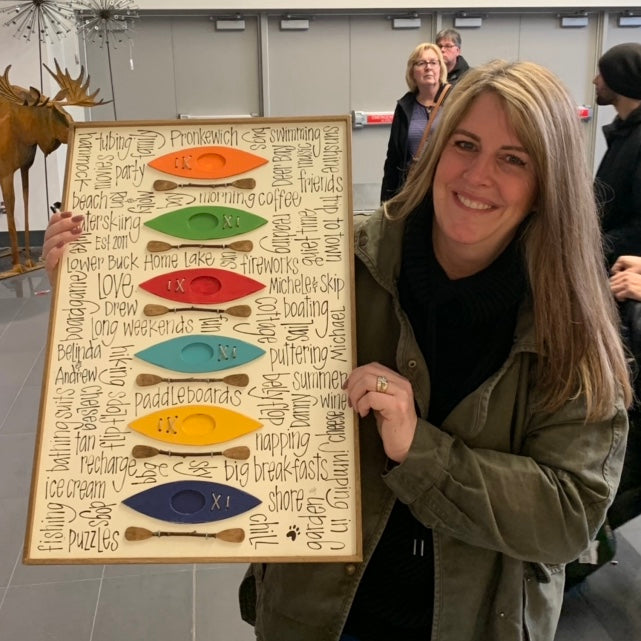 Multi Kayak Trip 16x24