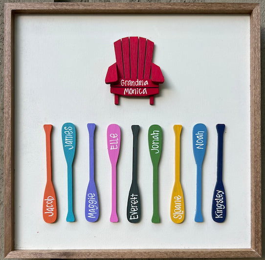 Mini Chairs & Wooden Paddles 10x10