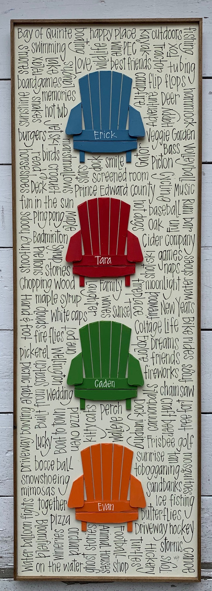 Muskoka Chair Row 16x48