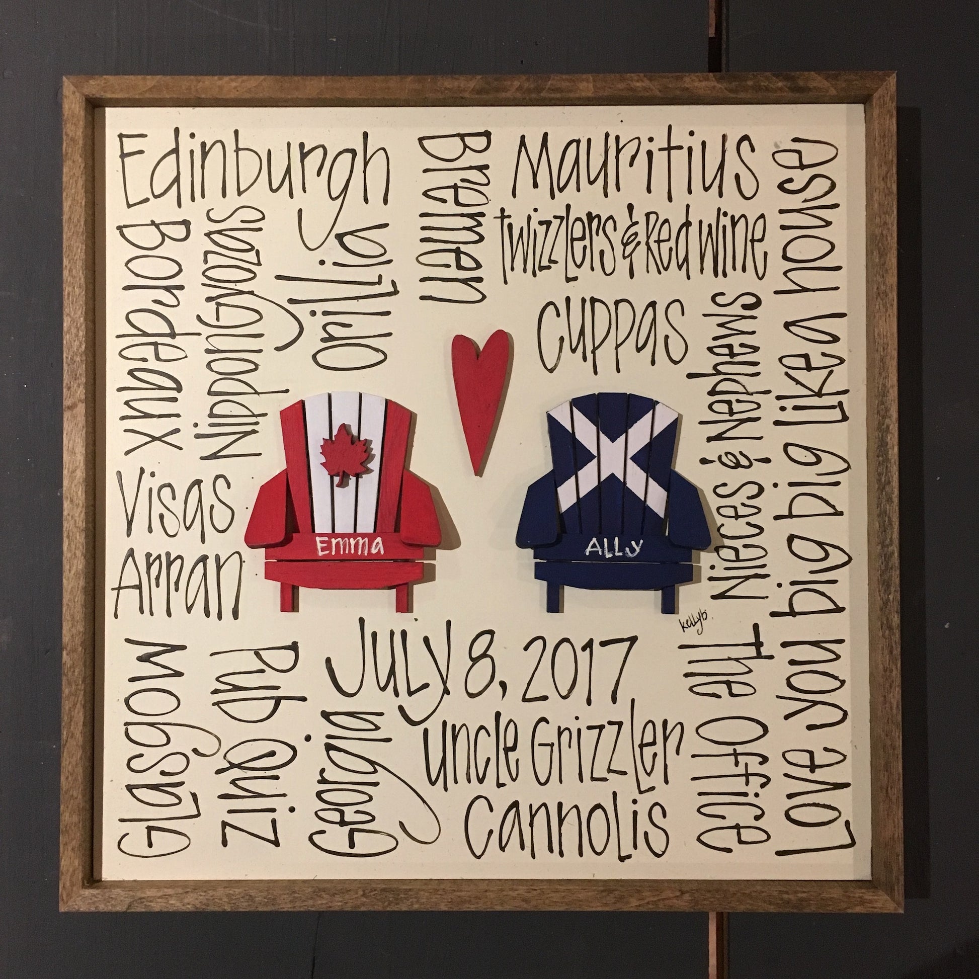 Mini Flag Chairs 10x10