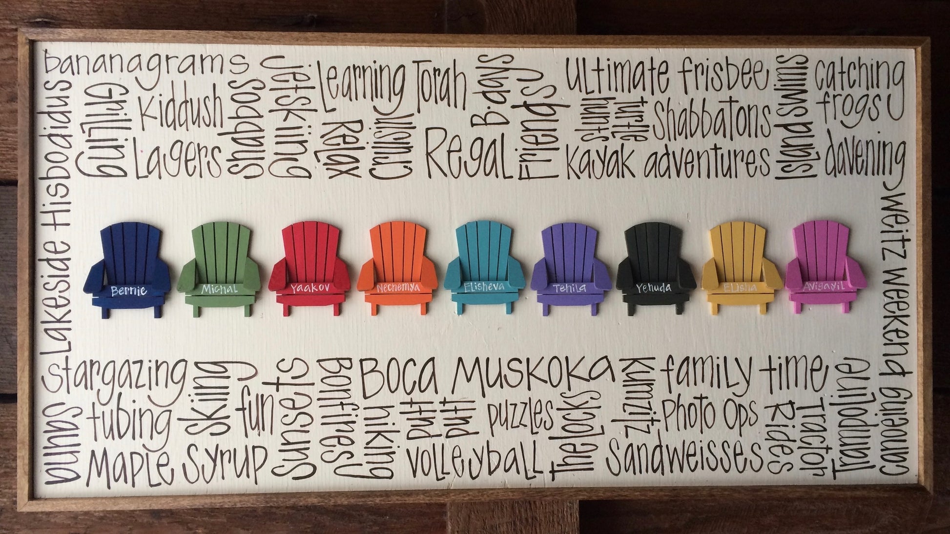 Sweet Muskoka Chair Row 12x24