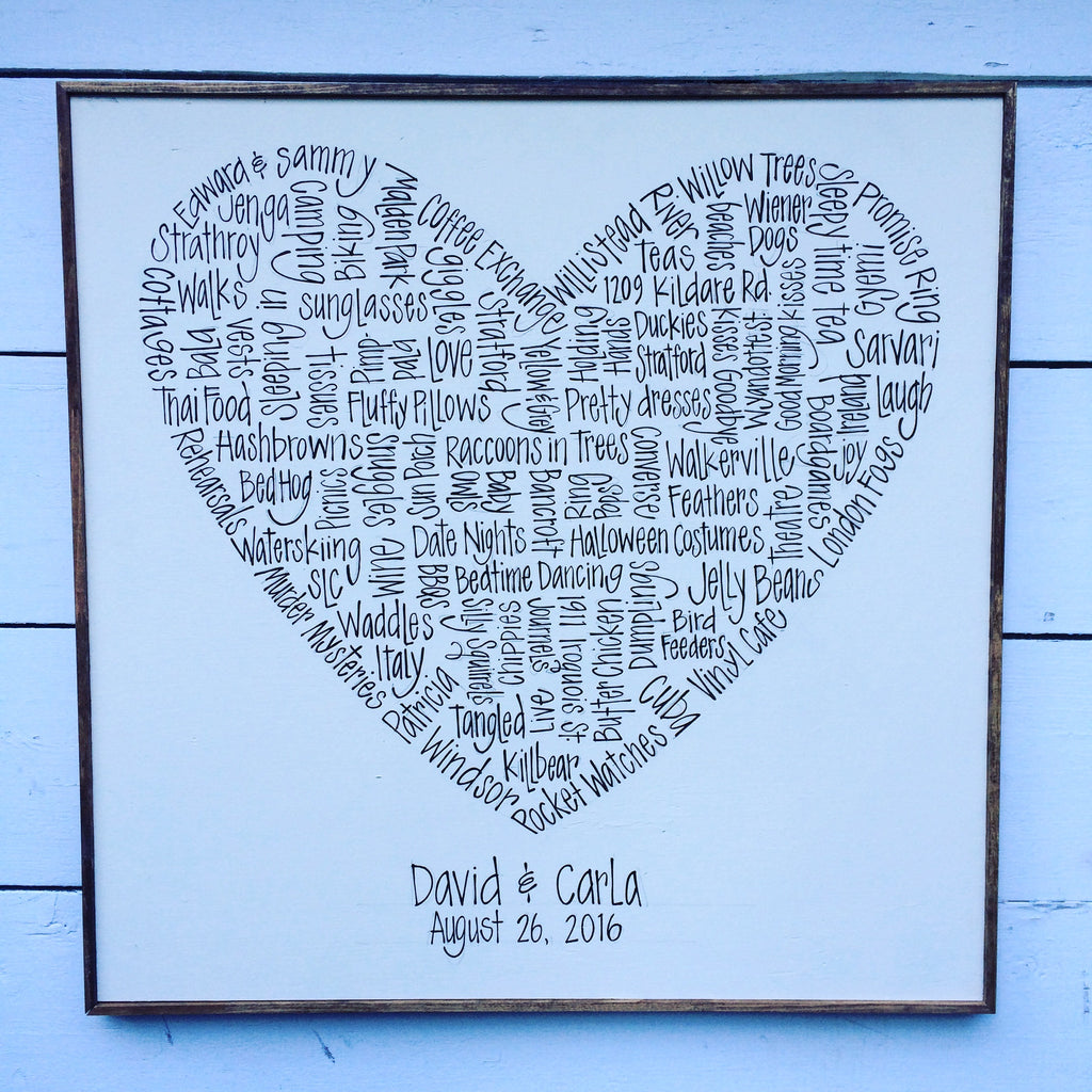 Couple's Heart 24x24