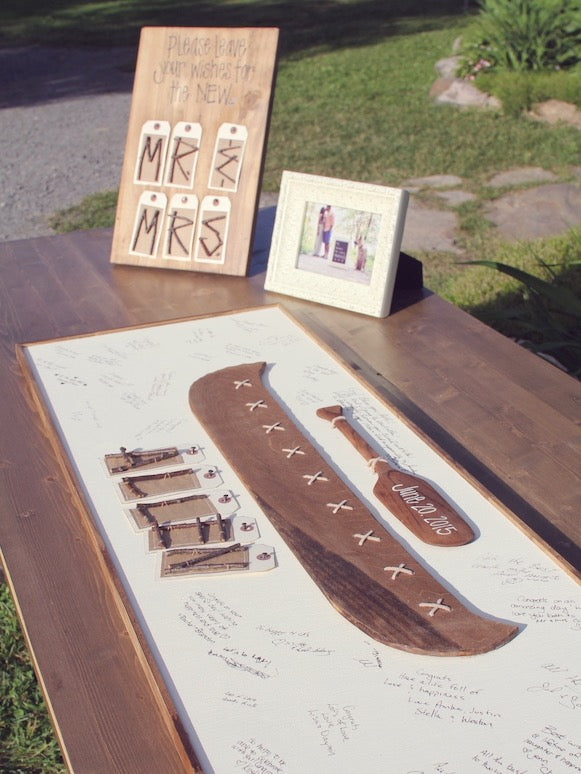 Cottage Guest Book 16x48