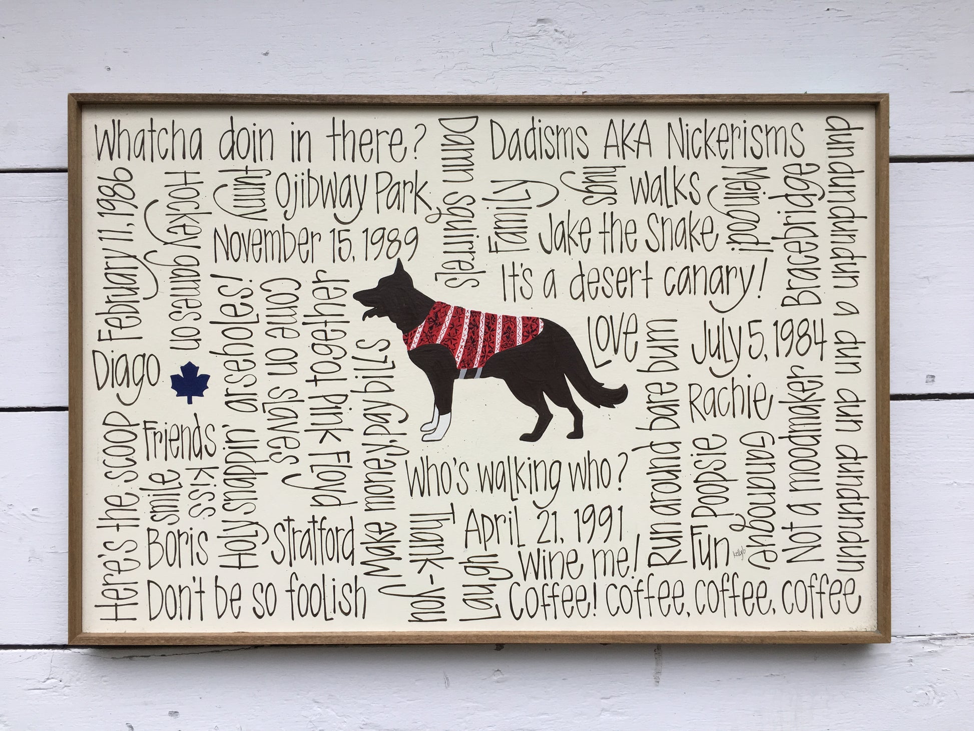 Man's Best Friend 16x24