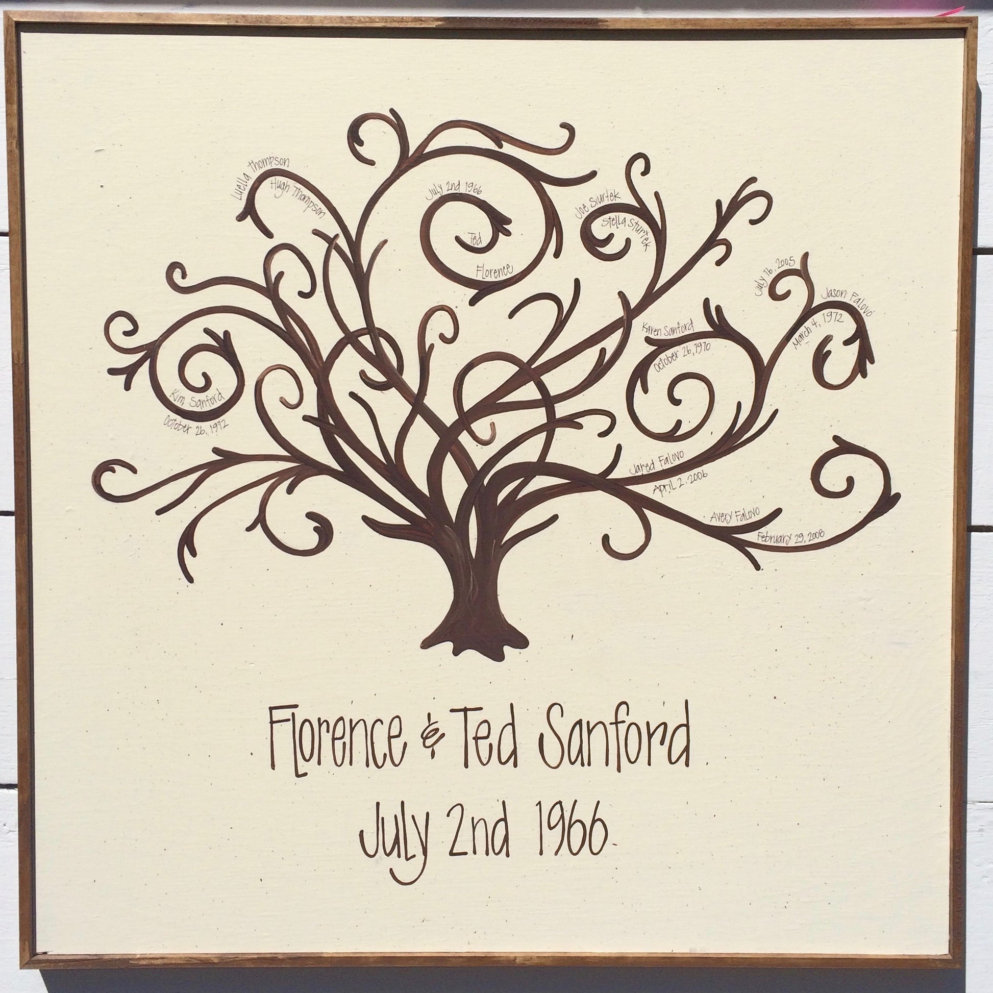 Sweet Guest Book Tree 16x16