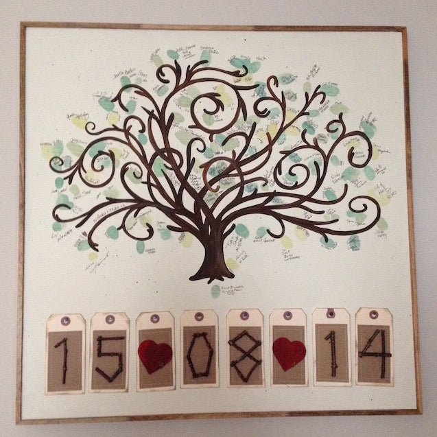 Big Guest Book Family Tree 24x24