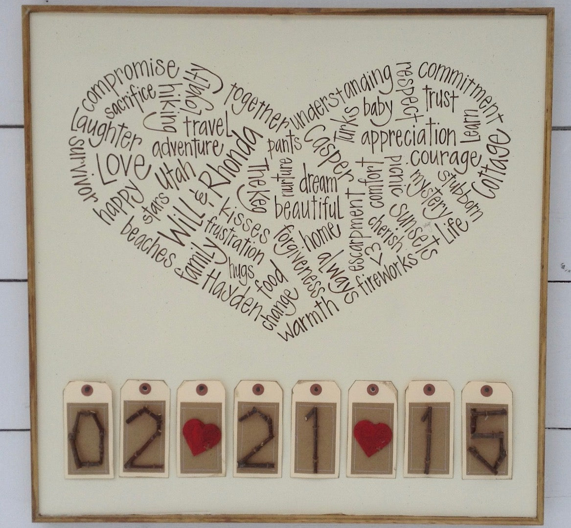 Wedding with Heart 24x24